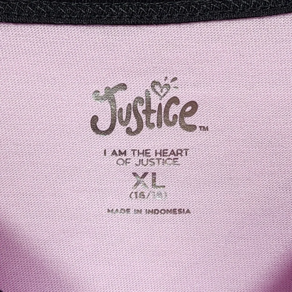 Justice Butterfly Graphic Crop Tee Girls NWT Short Sleeve Shirt